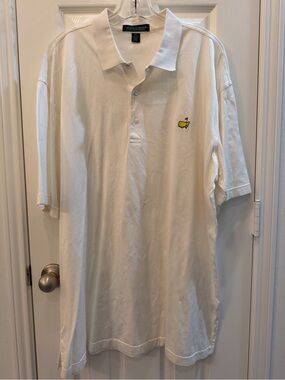 Amen Corner Men’s XXL 100% Pima Cotton Masters Augusta Golf Cream Polo